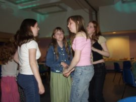 "I can't believe that your mum's doing the macarena !"