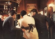 Martin & Roger say goodbye to hotel owner Frite