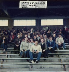 Massed posers at the Ajax Stadium